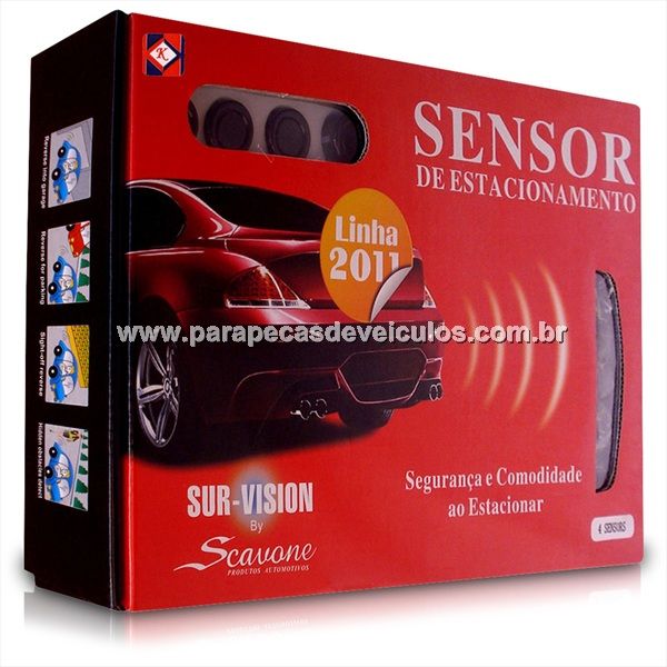 SENSOR DE ESTACIONAMENTO 4 PONTOS (BIP)